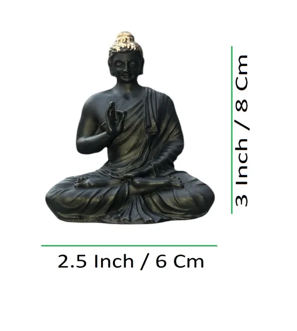 Black_Polyresin_Premium_&_Elegant_Buddha_Idol