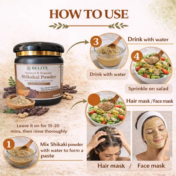 Belite_Herbs_Belite_Organic_Shikakai_Powder_200g_Combo_|_Excellent_Cleanser_|_pH_Balanced_(200_g)
