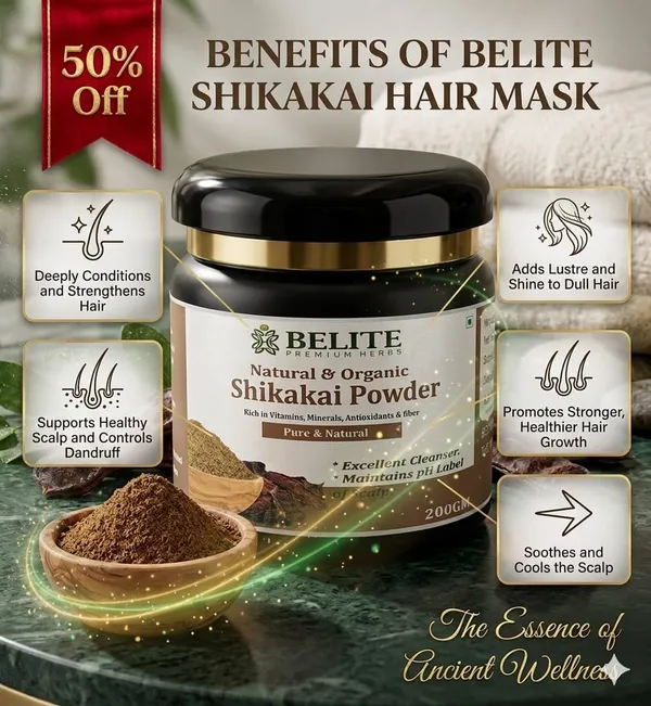 Belite_Herbs_Belite_Herbal_Powder_–_Amla,Bhringraj,Shikakai,Reetha,Hibiscus–_Pack_of_5_(200_g)