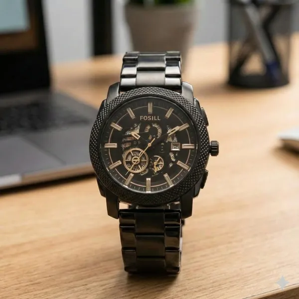 Black_Metal_Material_Premium_&_Elegant_jensh�Watch
