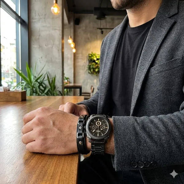 Black_Metal_Material_Premium_&_Elegant_jensh�Watch