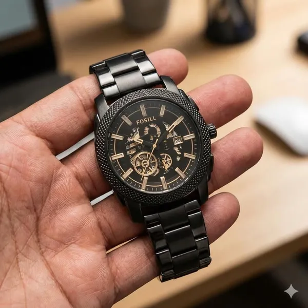 Black_Metal_Material_Premium_&_Elegant_jensh�Watch