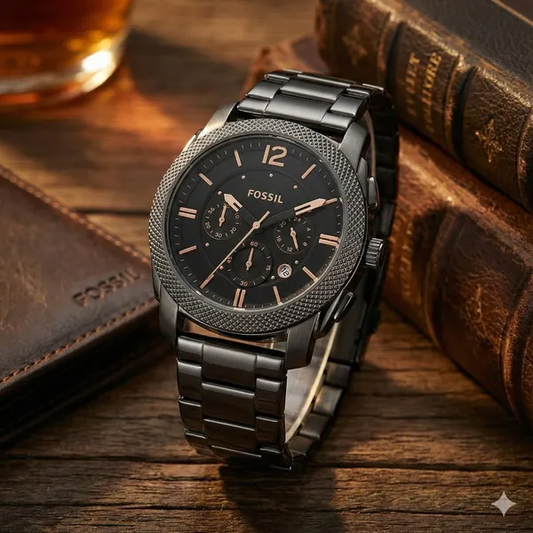 Black_Metal_Material_Premium_&_Elegant_jensh�Watch