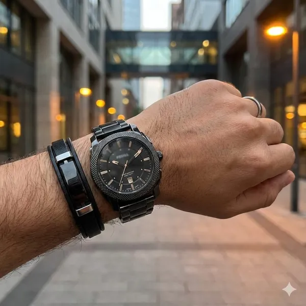 Black_Metal_Material_Premium_&_Elegant_jensh�Watch