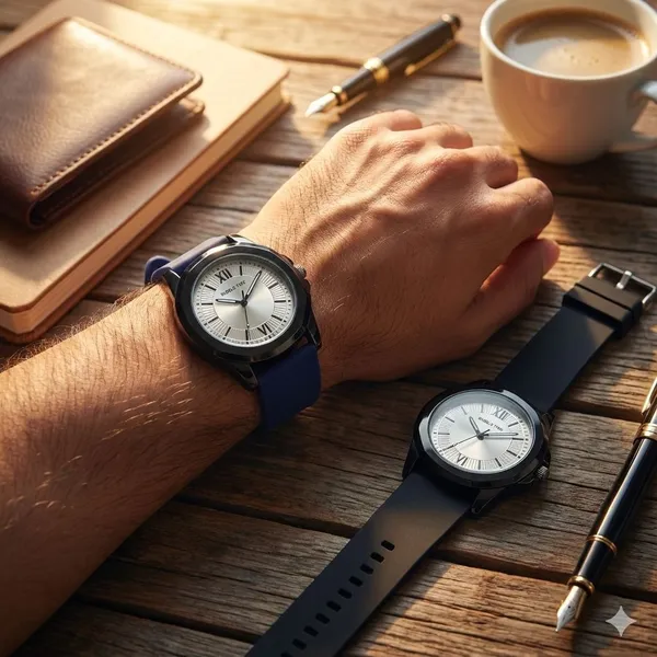 Pu_Belt_premium_&_Elegant_Watch_For_Men