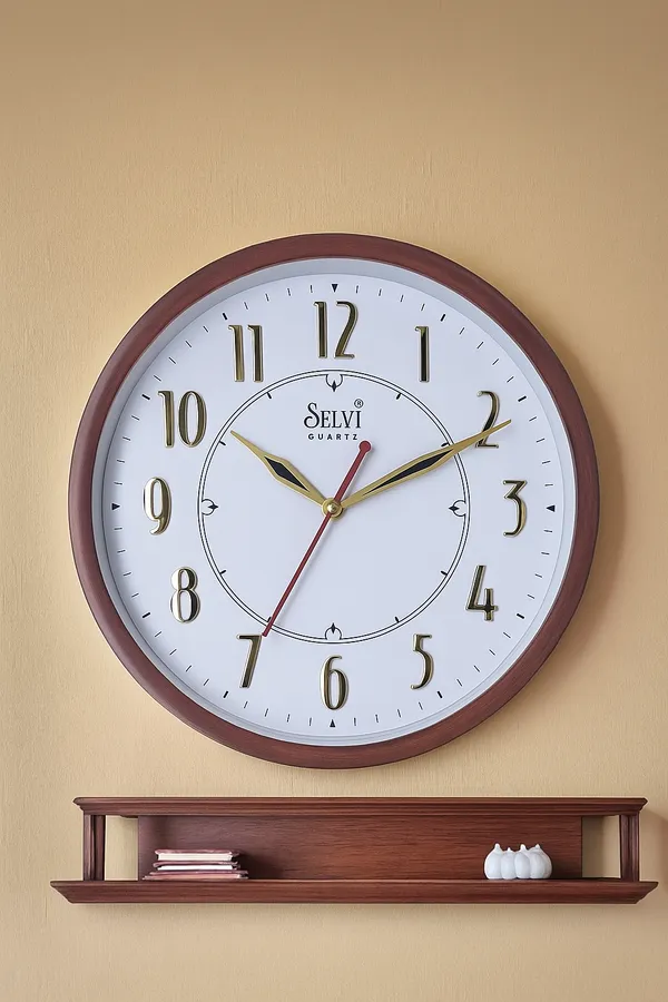 Brown_Fiber_Premium_&_Elegant_Wall_Clock
