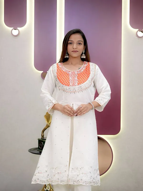 Orange_Western_Dress_for_Girls