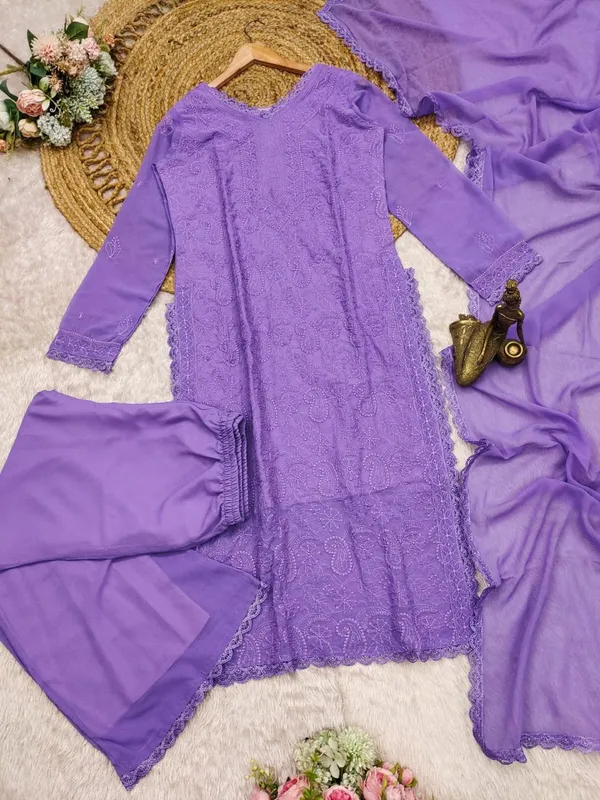 Purple_Geogratte_kurta_set