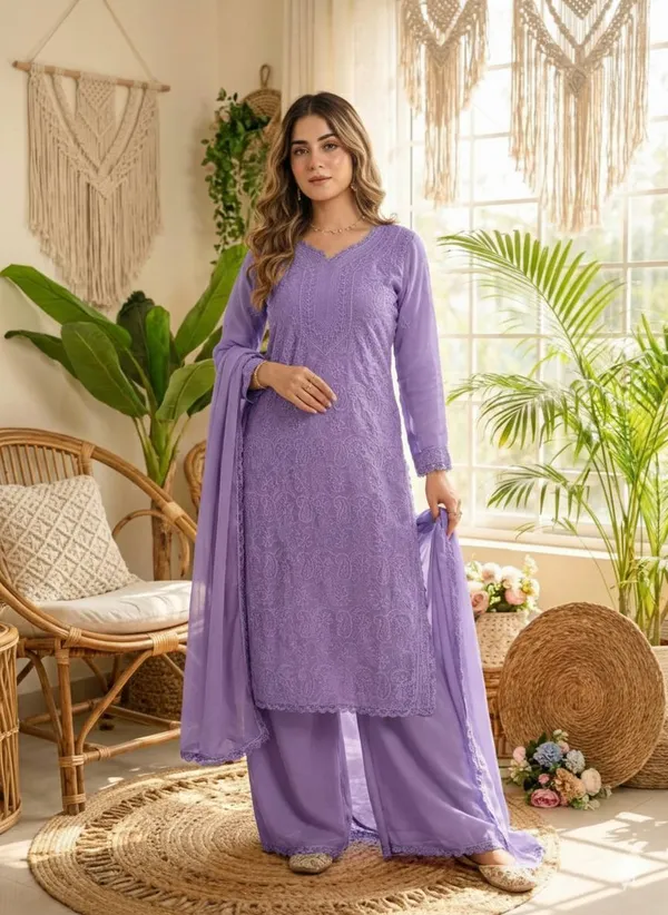 Purple_Geogratte_kurta_set