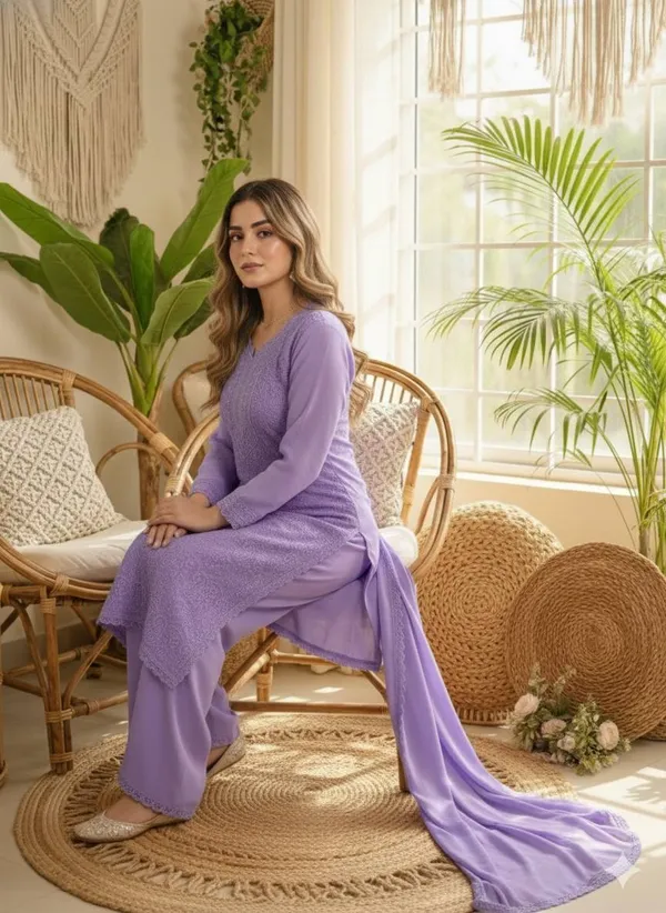 Purple_Geogratte_kurta_set