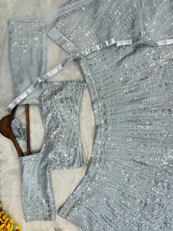 Embellished_Grey_Premium_SIlk_Stitched_Lehenga_with_Unstitched_Choli_and_Dupatta