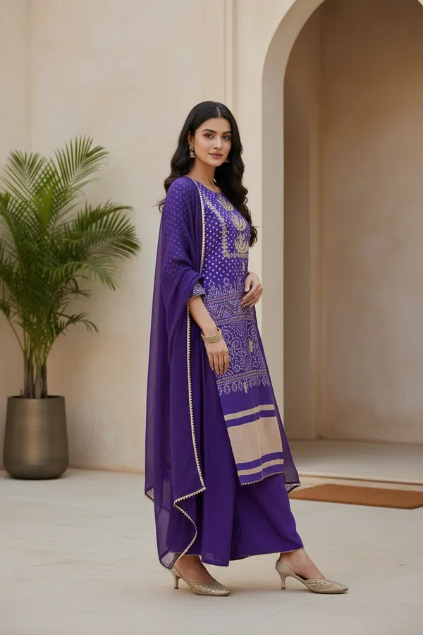 Blue_Kurta_set_for_Girls_&_Women