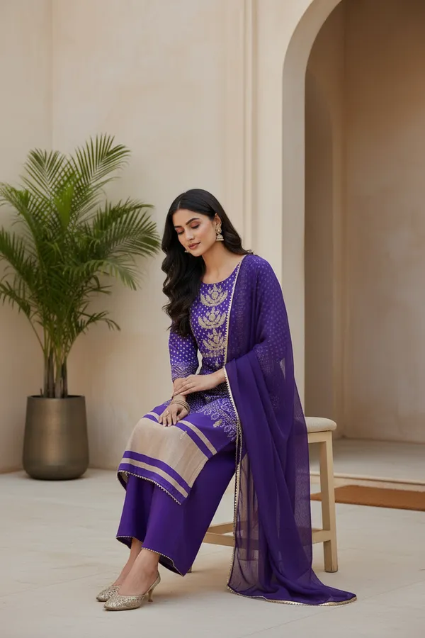 Blue_Kurta_set_for_Girls_&_Women