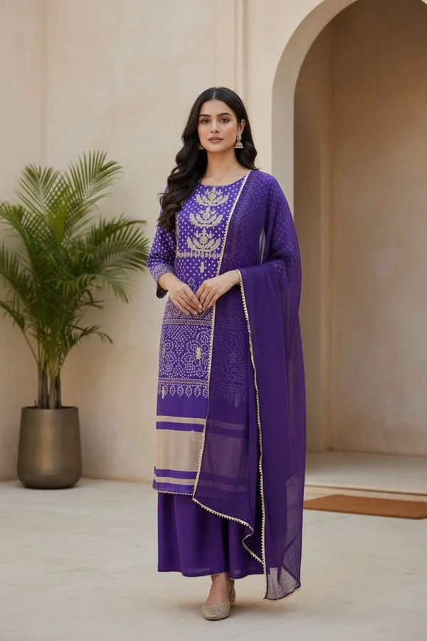 Blue_Kurta_set_for_Girls_&_Women