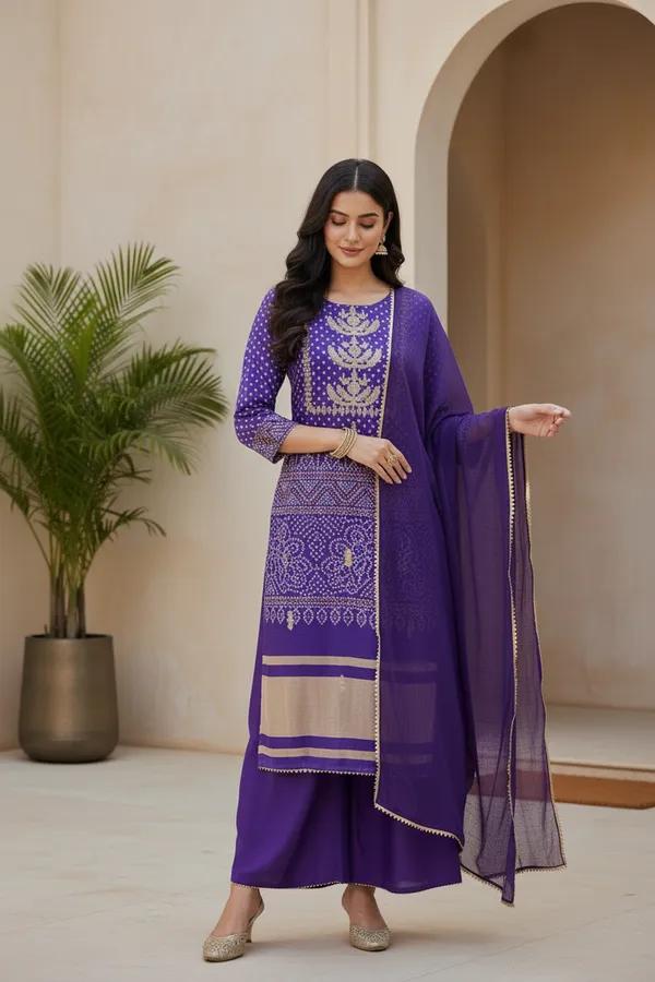 Blue_Kurta_set_for_Girls_&_Women