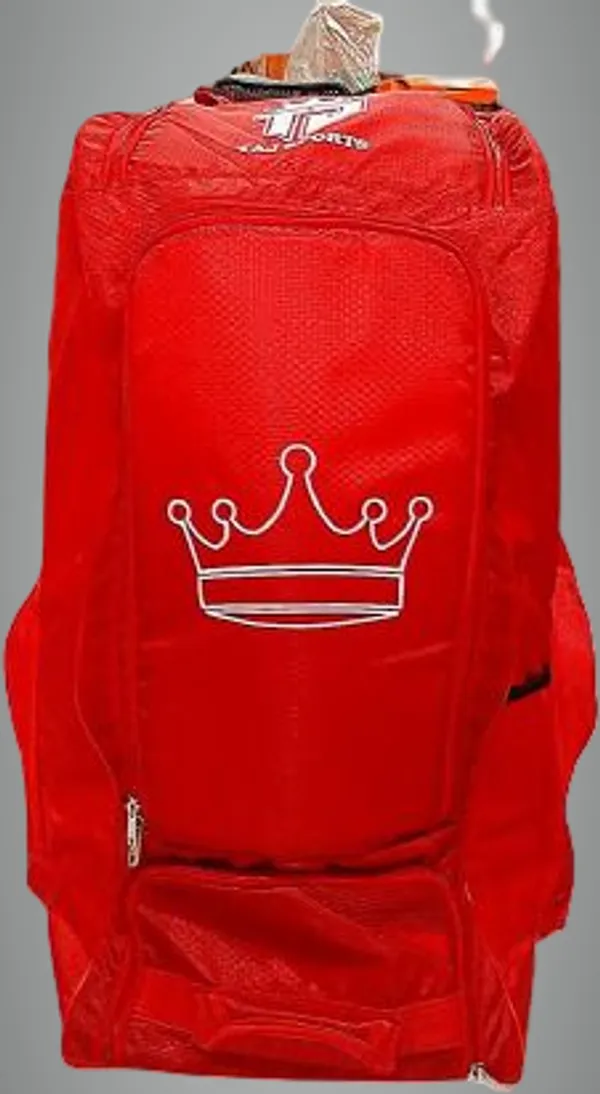 Crown_Red_Duffle_With_Wheel_Bag
