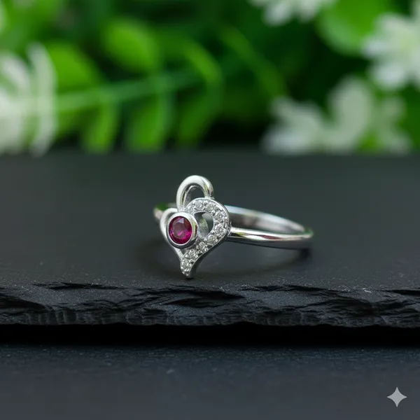 Red_Silver_Elegant_Rings_For_Women
