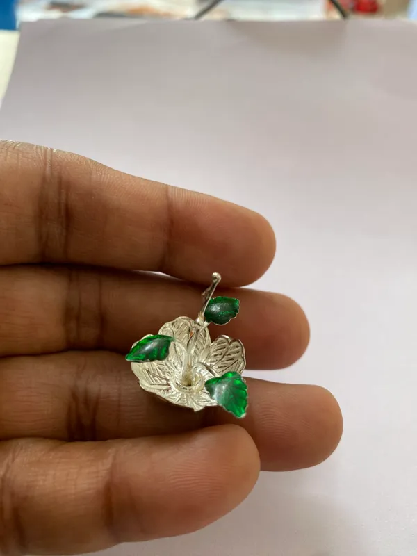 Small_Tiny_Pipal_Pepal_Plant_with_670_Silver_for_Pooja_Place