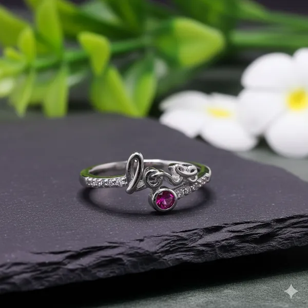 Red_Silver_Elegant_Rings_For_Women