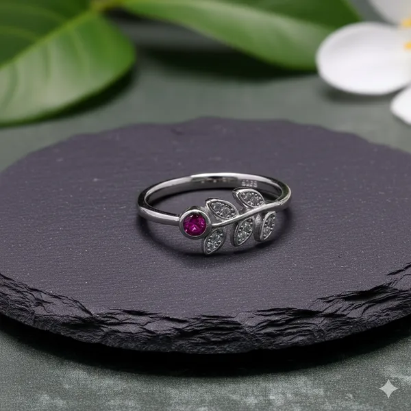 Red_Silver_Elegant_Rings_For_Women
