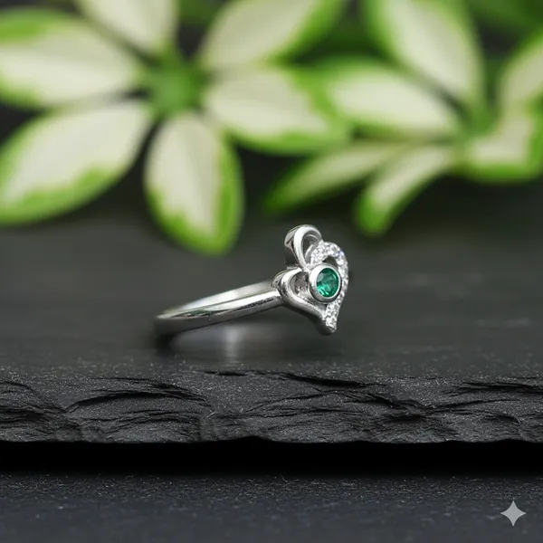 Green_Silver_Elegant_Rings_For_Women