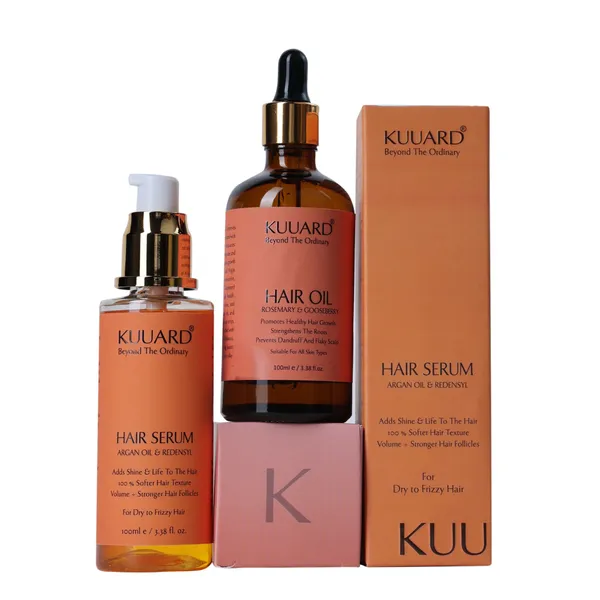 Kuuard_Hair_Oil_And_Hair_Serum_Shine_Combo