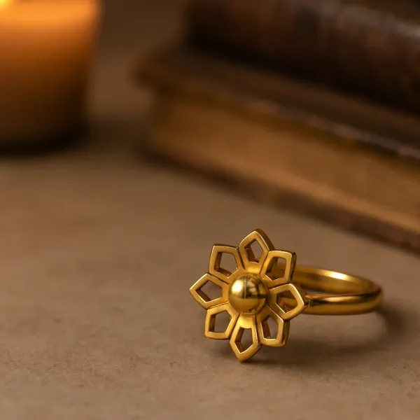 Anti-Tarnish_Elegant_Floral_Gold-Tone_Ring