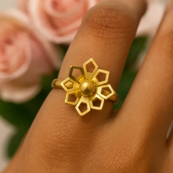 Anti-Tarnish_Elegant_Floral_Gold-Tone_Ring