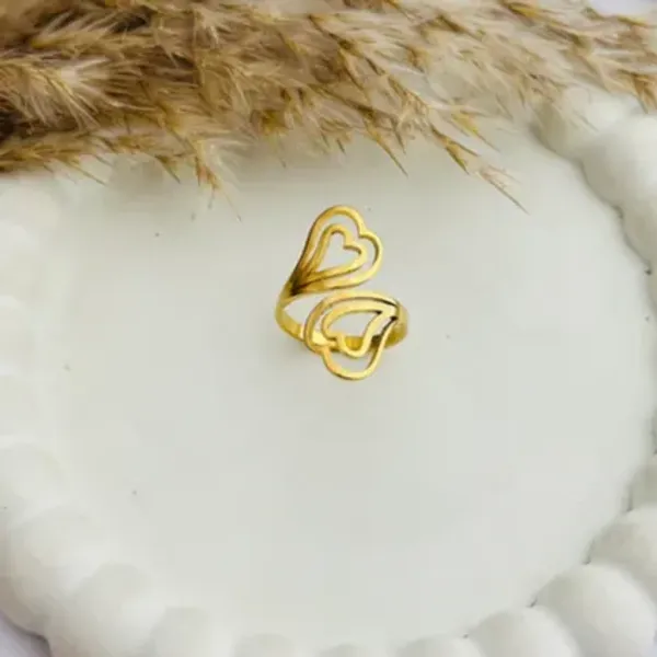 Golden_Twin_Heart_Adjustable_Anti-Tarnish_Ring