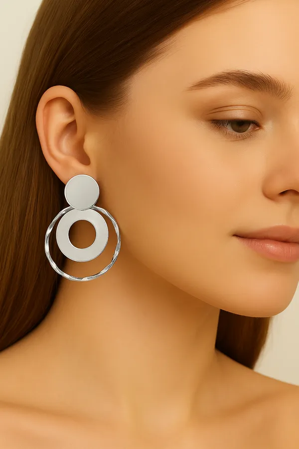 Anti-Tarnish_Twisted_Halo_Statement_Earrings_Silver