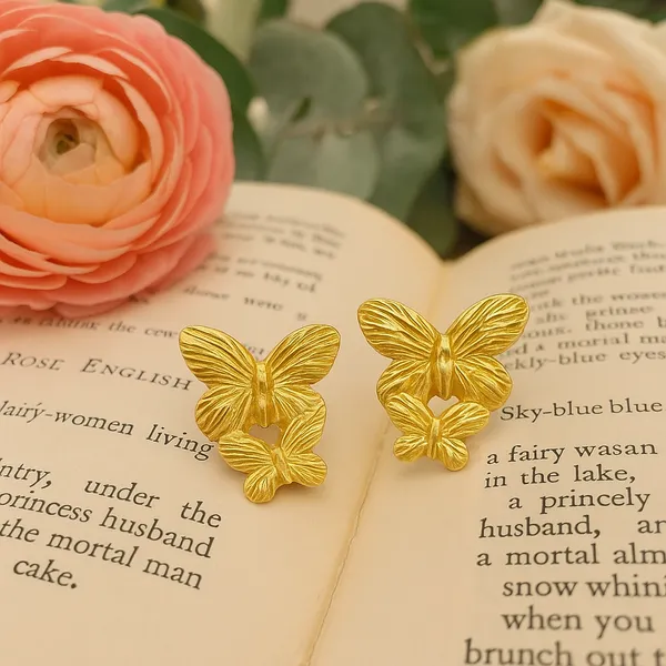 Dual_Butterfly_Gold-Tone_Stud_Earrings