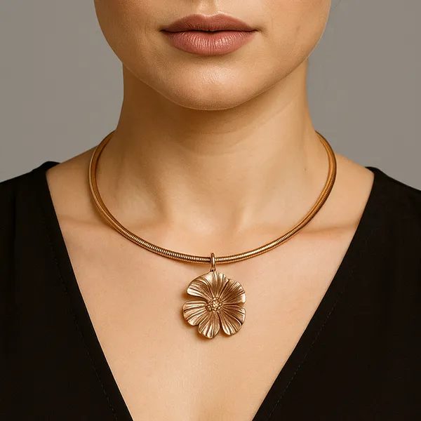 Elegant_Gold-Tone_Floral_Medallion_Pendant_Necklace
