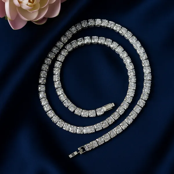 Anti-Tarnish_Silver_Finish_Diamond_Tennis_Chain
