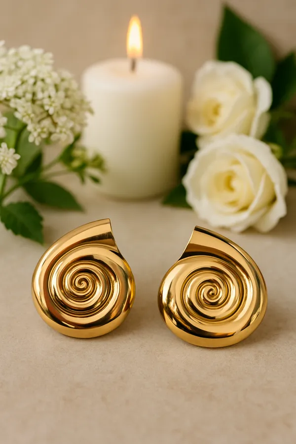 Anti-Tarnish_Aurora_Spiral_Statement_Earrings_Gold_Tone_Finish