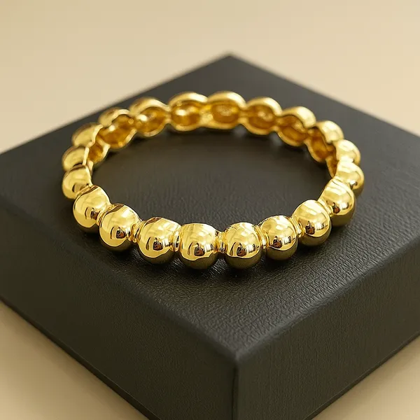 Anti-Tarnish_Beaded_Gold_Bracelet_Polished_Finish