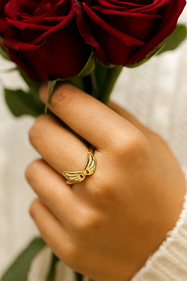 Anti-Tarnish_Wing_Embrace_Gold-Tone_Ring