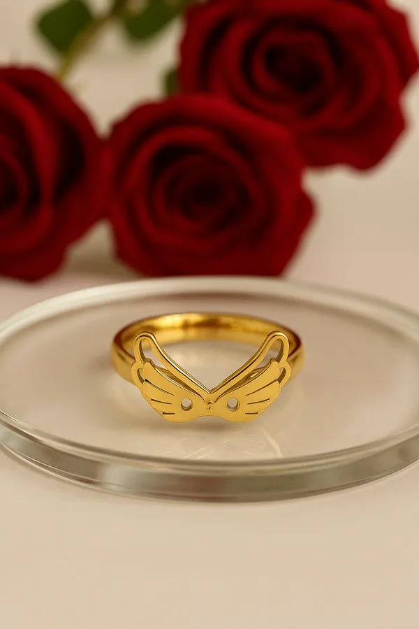 Anti-Tarnish_Wing_Embrace_Gold-Tone_Ring