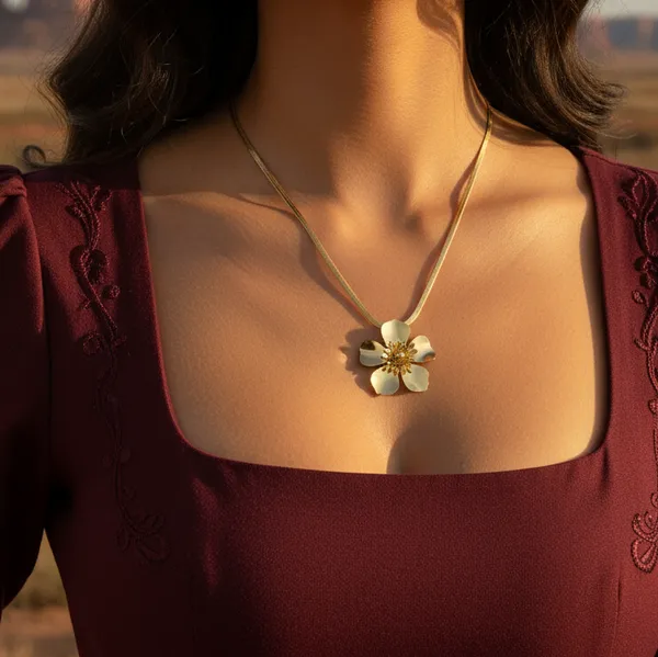 Golden_Blossom_Flower_Pendant_Necklace