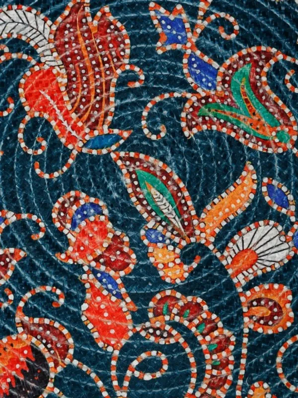 Navy_&_Orange_Printed_Pure_Cotton_Table_Placemats_(14_X_14_Inch)