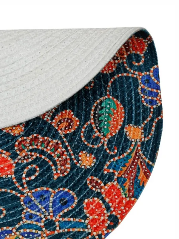 Navy_&_Orange_Printed_Pure_Cotton_Table_Placemats_(14_X_14_Inch)
