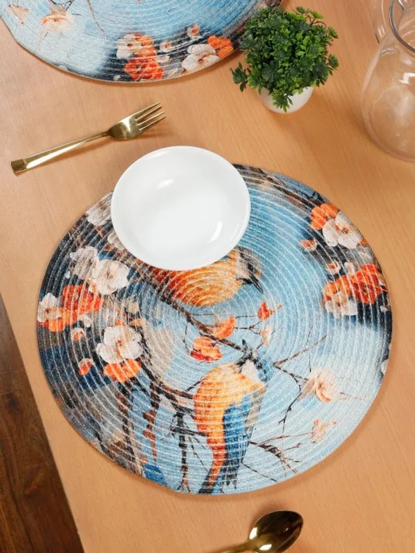 Blue_&_Orange_Printed_Pure_Cotton_Table_Placemats_(14_X_14_Inch)