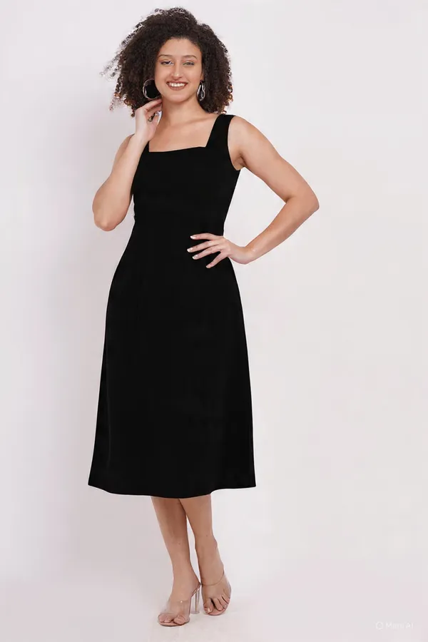 Black_Women_Sleevless_Dress