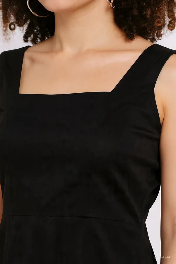 Black_Women_Sleevless_Dress