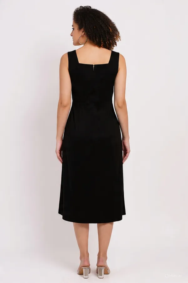 Black_Women_Sleevless_Dress