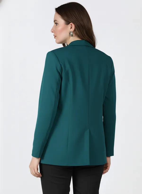 Bottle_Green_Formal_Single_Breasted_Blazer_For_Women