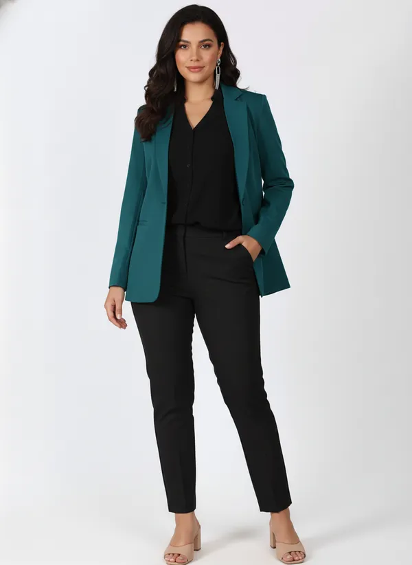Bottle_Green_Formal_Single_Breasted_Blazer_For_Women