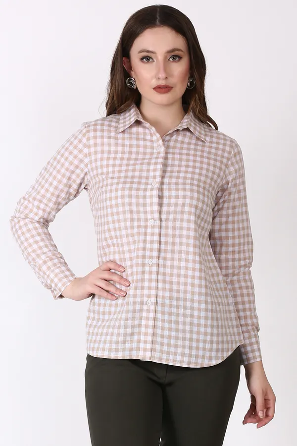 Checks_White_Beige_Regular_Fit_Formal_Shirt_Full_sleeves