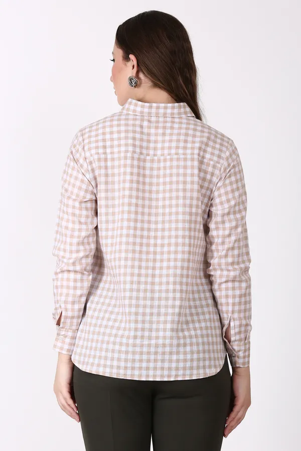Checks_White_Beige_Regular_Fit_Formal_Shirt_Full_sleeves