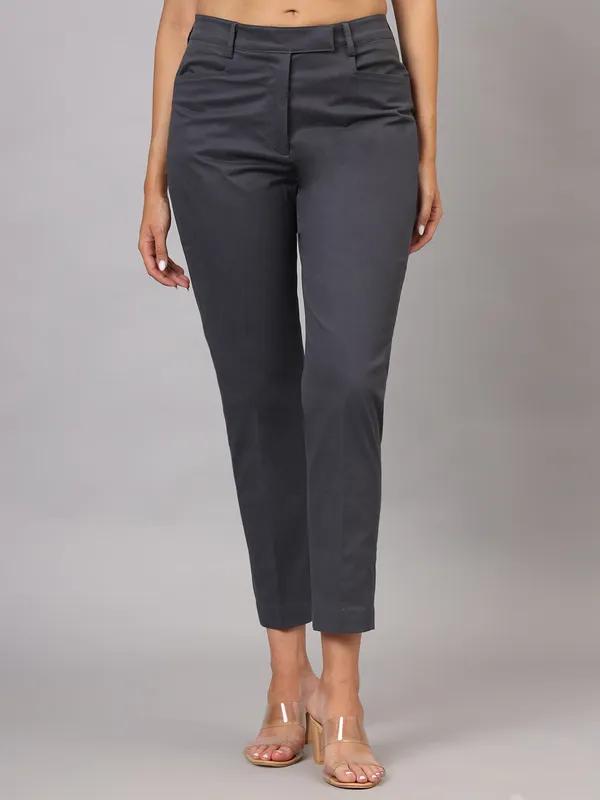 Dark_Grey_Formal_Slim_Fit_Trouser_For_Women