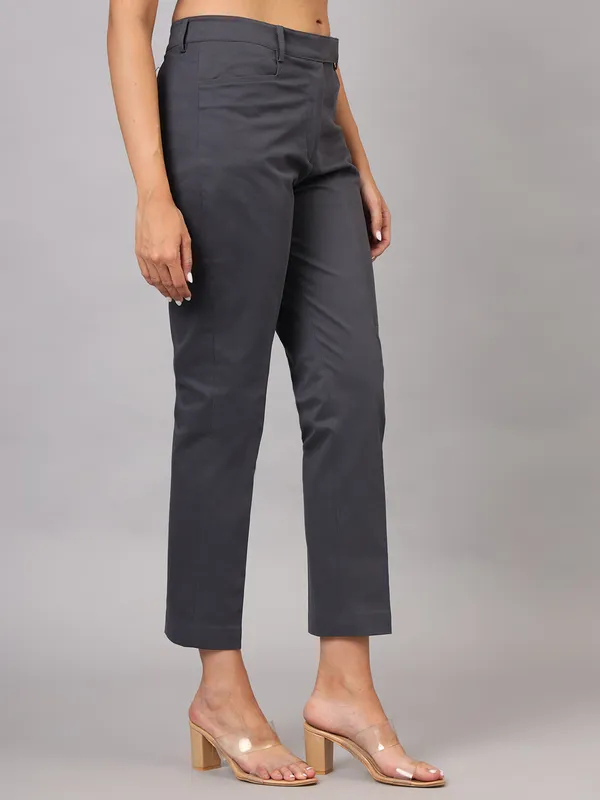 Dark_Grey_Formal_Slim_Fit_Trouser_For_Women